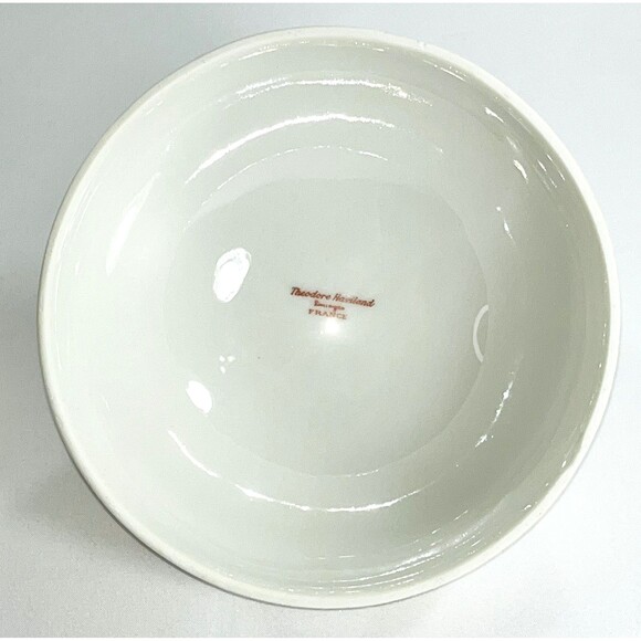 Antique Theodore Haviland Limoges Pink Floral Covered Butter Dish With Strainer - Picture 13 of 14